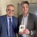 Il Sindaco di Quartu Milia, Graziano Milia, insieme al karateka Gino Melis