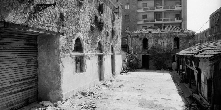 L'Exma nei primi anni '80 prima del restauro. ? Impresa Antonio Ibba