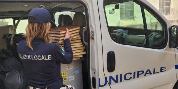 La Polizia locale di Sassari dona beni a famiglie bisognose