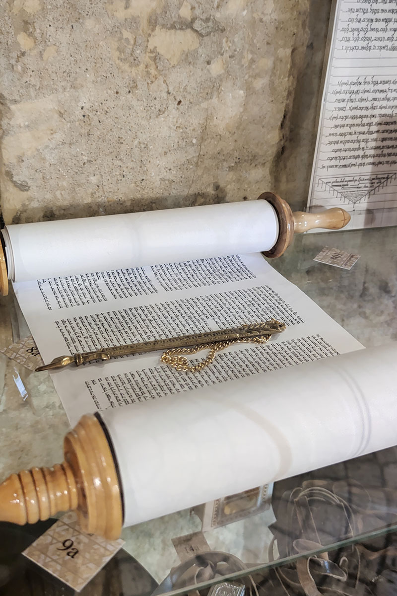 Piccolo Museo di Cultura Ebraica (MUCE) di Cagliari. ? Chiara Medinas