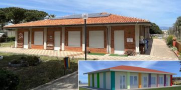 Porto Torres, la scuola Figari e il rendering del progetto di ammodernamento