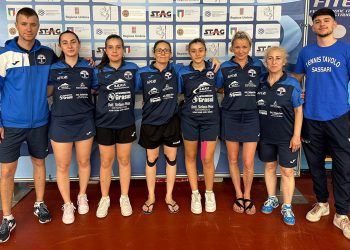 Tennistavolo Sassari, la squadra femminile promossa in A2