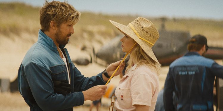 Colt Seavers (Ryan Gosling) e Jody Moreno (Emily Blunt) in “The Fall Guy”