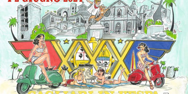 XXX edizione del Cagliari in Vespa