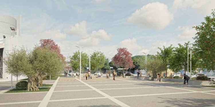 Riqualificazione della piazza di Santa Maria degli Angeli a Flumini di Quartu