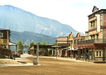 Un set cinematografico a Hollywood. ? Depositphotos