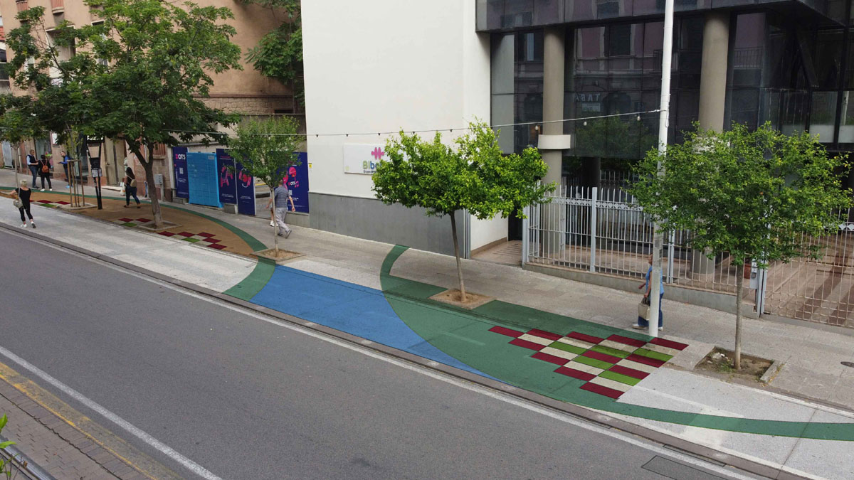 In viale Italia un tappeto urbano ispirato a Eugenio Tavolara