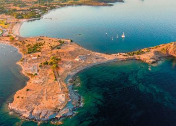 Vista aerea dell'Area archeologica di Nora. ? AdobeStock