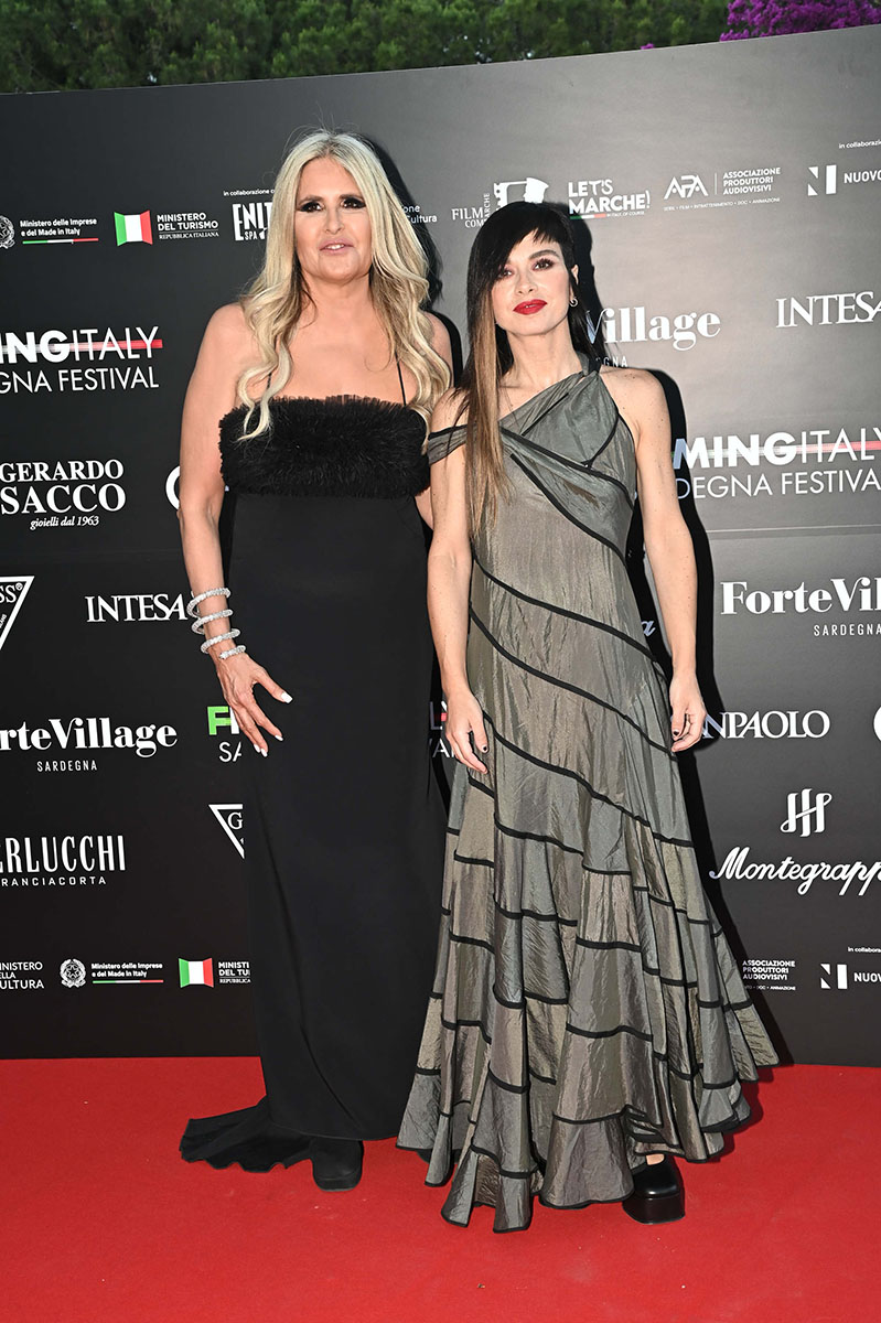 Tiziana Rocca con Dolcenera alla settima edizione del Filming Italy Sardegna Festival
