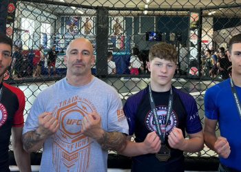 Youth di Mma: Matteo Dore, Angelo Tarantini, Andrea Macis e Samuele Tavera