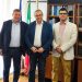 Il Presidente di Confartigianato Sardegna Giacomo Meloni, l’Assessore Regionale all’Industria Emanuele Cani e il Segretario Regionale di Confartigianato Daniele Serra