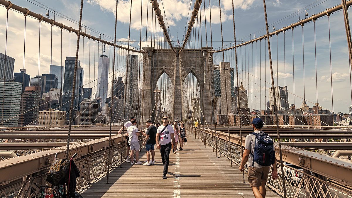 Il ponte di Brooklyn a New York. ? Depositphotos