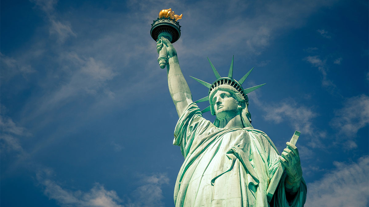 La Statua della Libertà, uno dei simboli di New York. ? Depositphotos