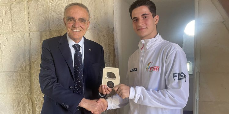 Quartu, il Sindaco Milia e Davide Timpanari