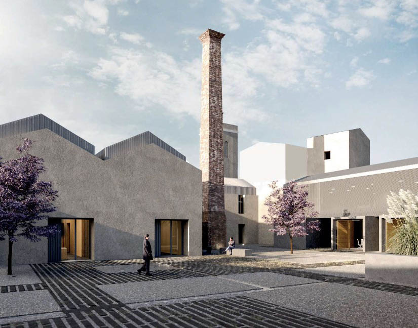 Riqualificazione Ex Distillerie Capra a Quartu, rendering