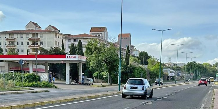 Sassari, un tratto di via Pirandello