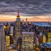 Skyline di New York al tramonto. ? Depositphotos