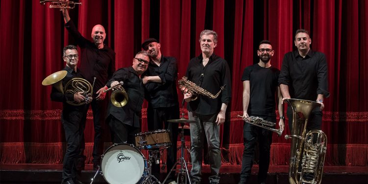 Blue Note Brass Sextet plus drums