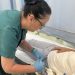 Infermiera nel triage del Pronto Soccorso di Olbia