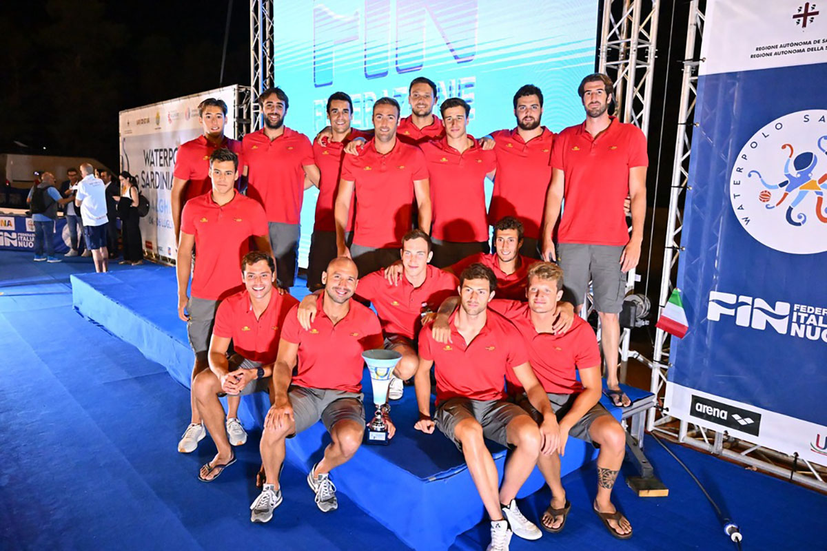 La Spagna ha vinto la quarta edizione della Waterpolo Sardinia Cup 2024. ? Andrea Chiaramida