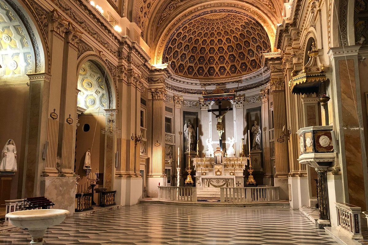 La basilica di Santa Croce a Cagliari
