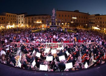 Otello in Piazza d'Italia a Sassari. 📷 Elisa Casula