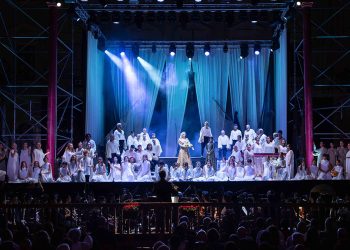 Otello in Piazza d'Italia a Sassari. ? Elisa Casula