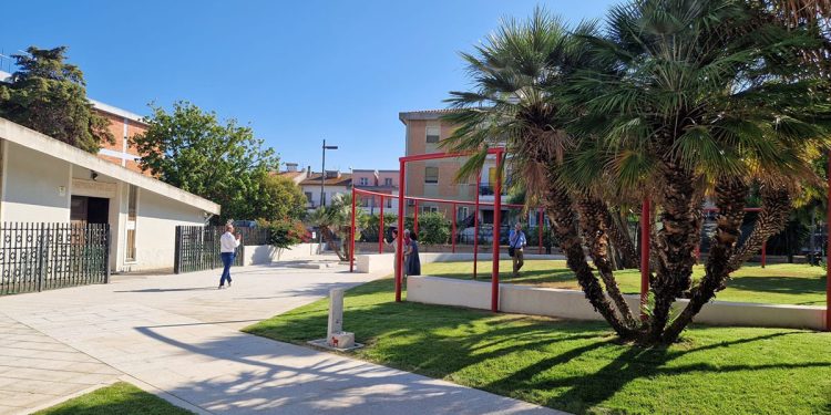 Piazza Marzabotto a Cagliari