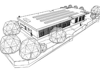 Planimetria del nuovo asilo di via Fais a Sassari