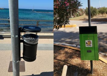 Porto Torres si dota di nuovi cestini e doggy box,
