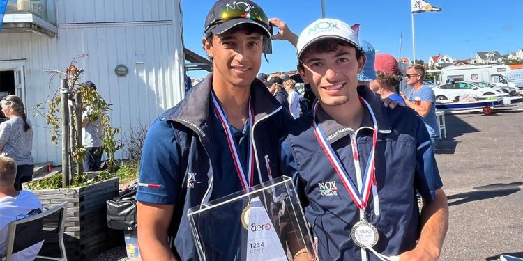 Andrea De Matteis e Francesco Columbano del Circolo Velico Nox Oceani