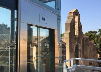 L'ascensore Scalette Santa Chiara a Cagliari