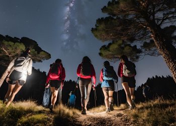 Escursione notturna al lago Baratz