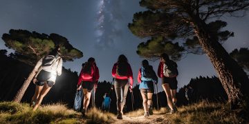 Escursione notturna al lago Baratz