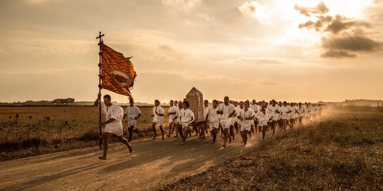 La Corsa degli Scalzi. ? Ettore Cavalli