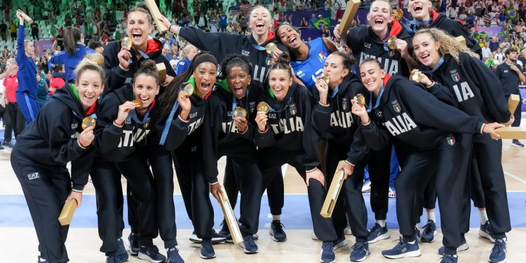 Le azzurre della Nazionale di pallavolo conquistano l'Oro a Parigi 2024. ? Simone Ferraro/CONI