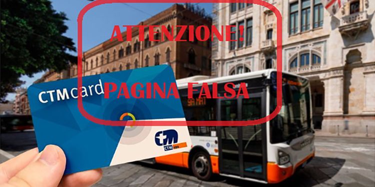 Truffa carta dei trasporti pubblici CTM