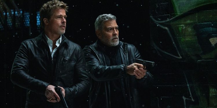 Brad Pitt e George Clooney in “Wolfs - Lupi solitari”