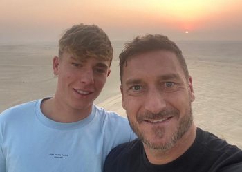 Cristian e Francesco Totti
