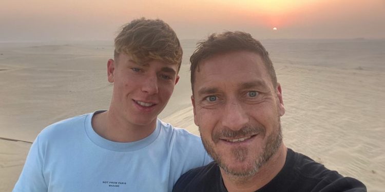 Cristian e Francesco Totti