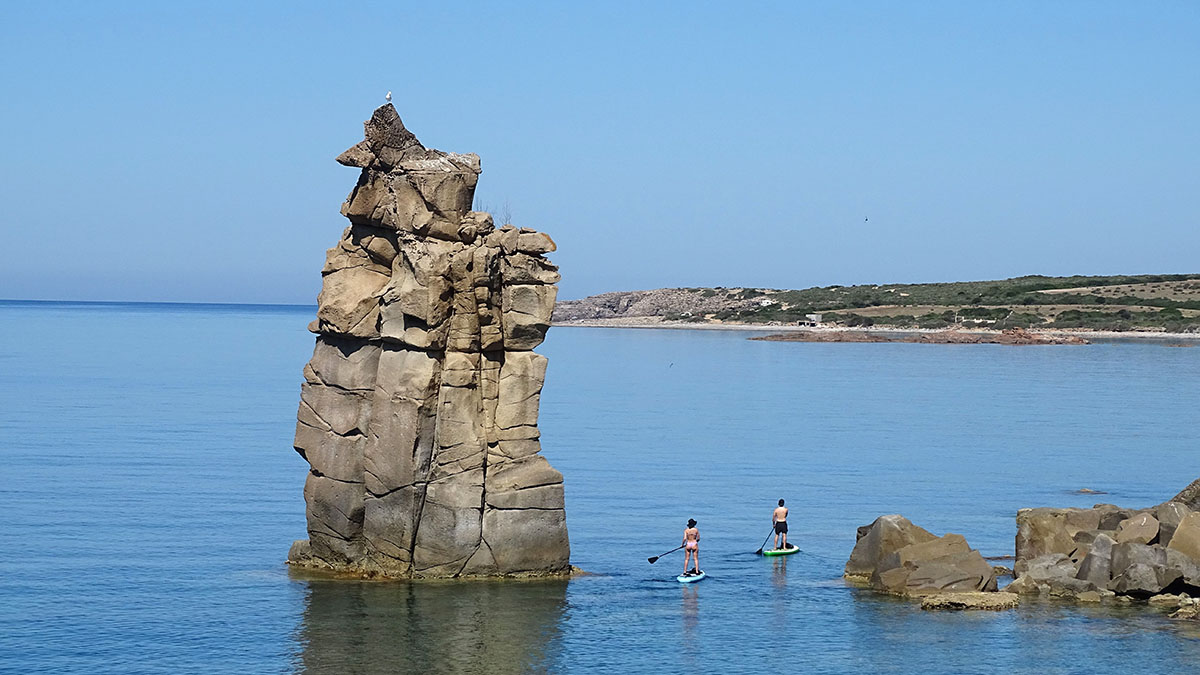 Il geosito Le Colonne a Carloforte. ? PGSAS
