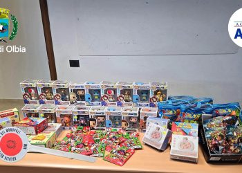 Olbia, sequestro di giocattoli contraffatti