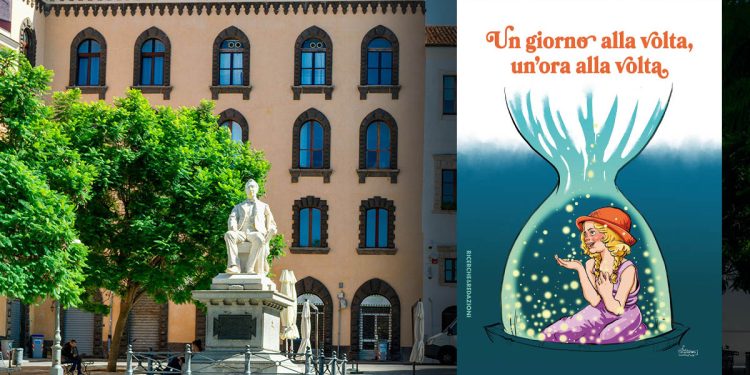 Piazza Tola a Sassari (? Depositphotos) e il libro "Un giorno alla volta, un’ora alla volta"