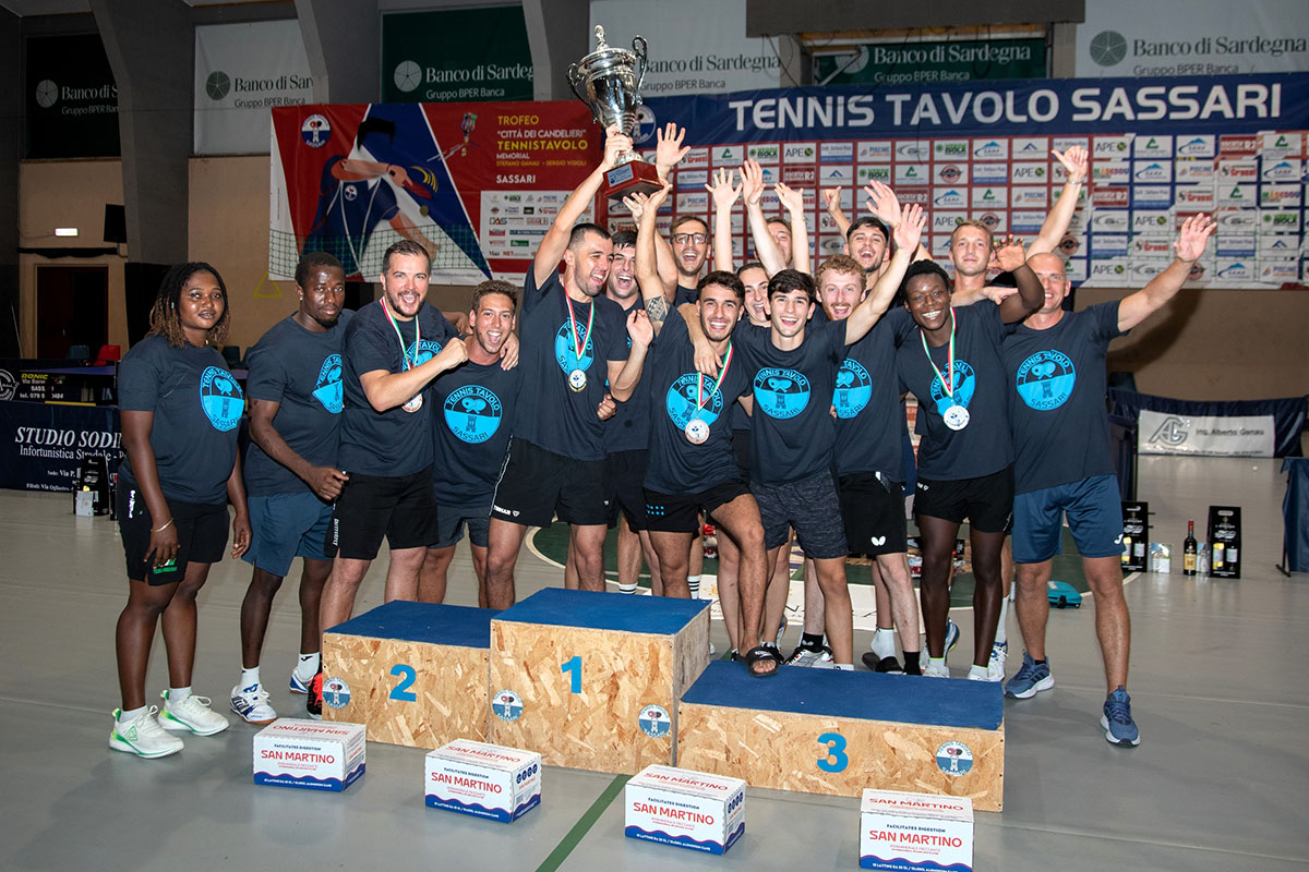 Gli atleti del Tennistavolo Sassari al 5° Trofeo “Città dei Candelieri”