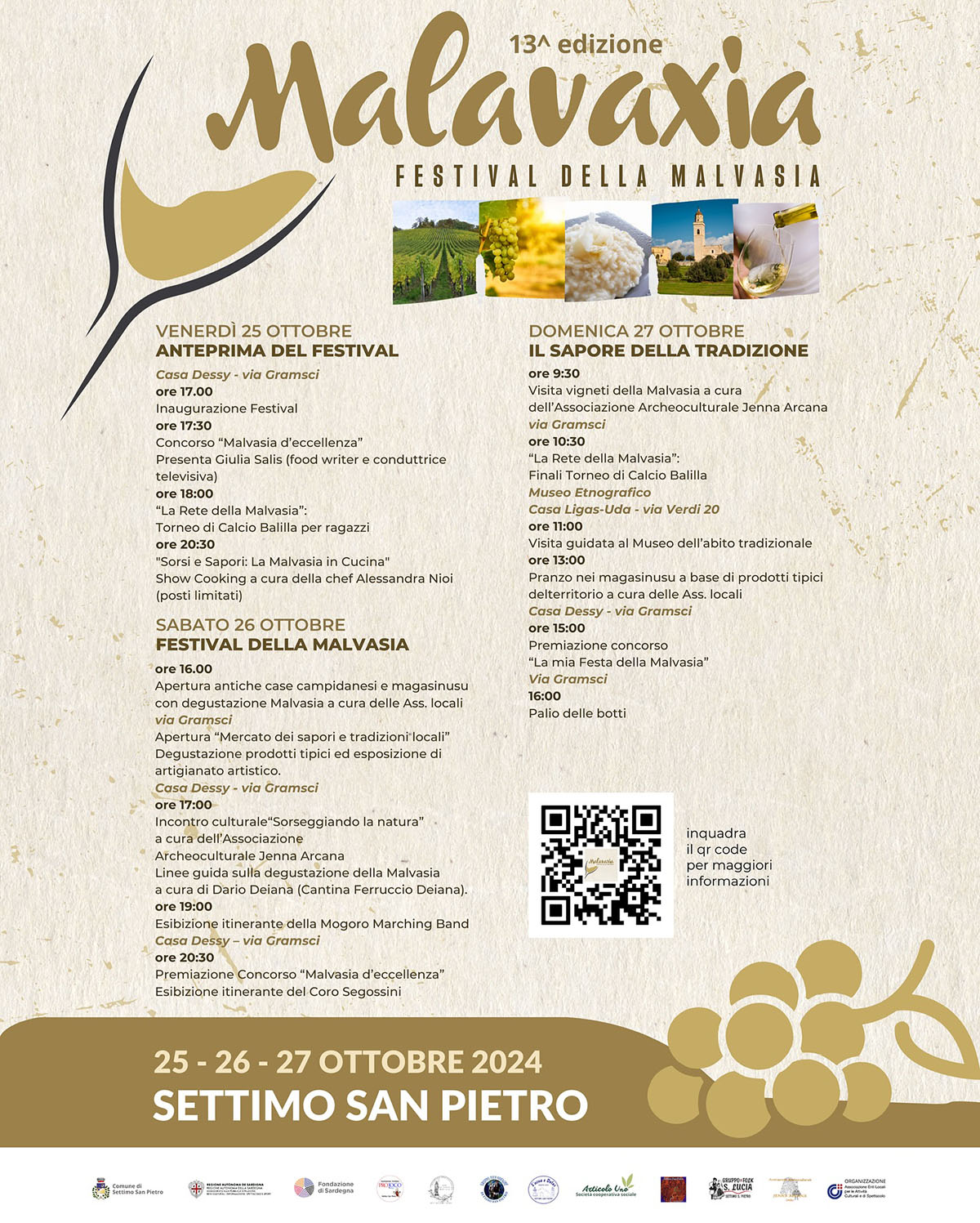Programma 13ª edizione del Festival della Malvasia