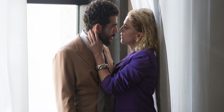 Andrea Di Luigi (Bruno Forlan) e Claudia Gerini (Rebecca) nel thriller “Il corpo”. ? Gianfilippo De Rossi