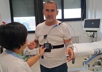 Asl Sassari, paziente con il polisonnigrafo