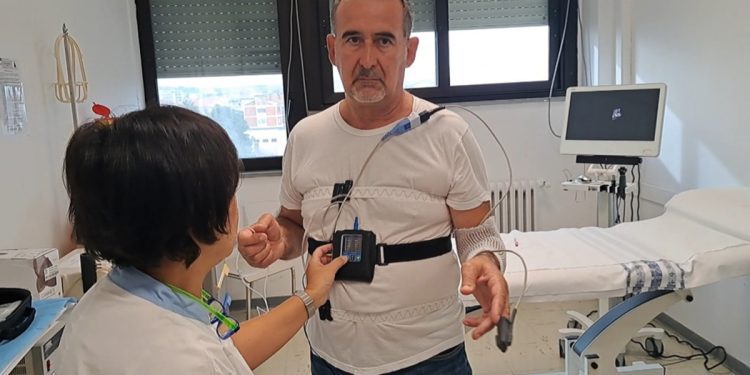 Asl Sassari, paziente con il polisonnigrafo