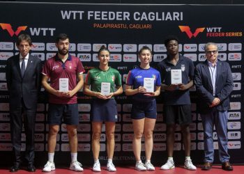 WTT Feeder Tennistavolo Cagliari: la doppia coppia italiana premiata da Bruno Perra e Renato Di Napoli. ? Nonsolofoto Cagliari