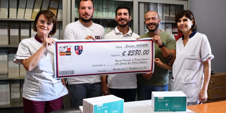 Consegna donazione alla Terapia intensiva neonatale e Neonatologia dell’Aou di Sassari